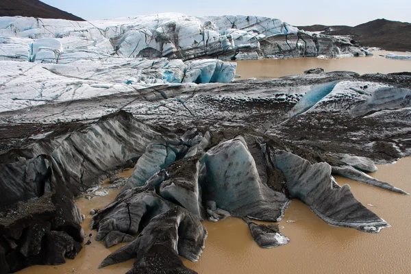 Islandzki lodowiec - Vatnajökull — Zdjęcie stockowe