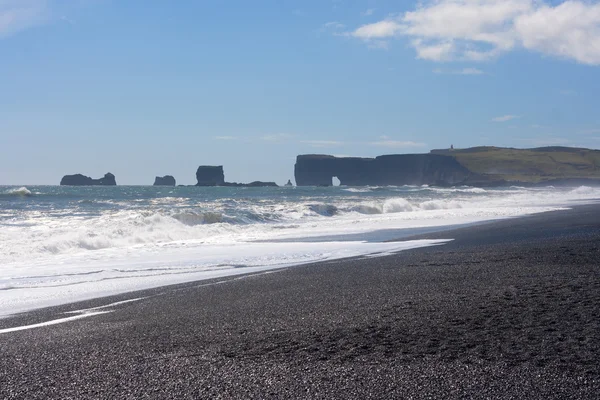 İzlanda siyah kum plaj