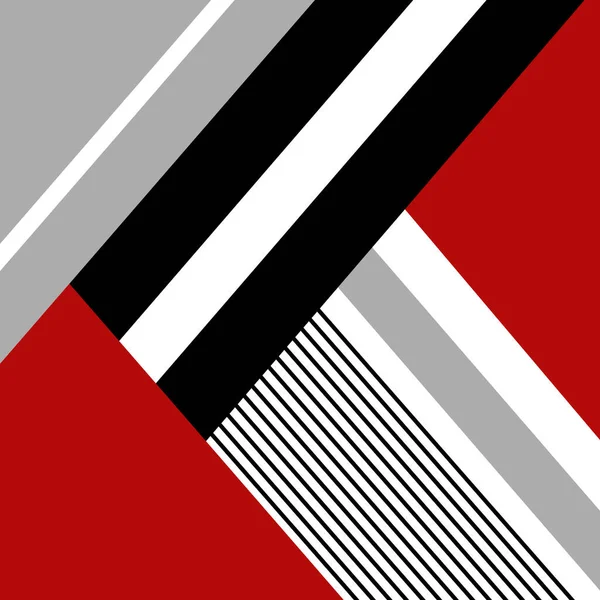Kolorowy Wzór Geometryczny Ilustracja Stylu Skandynawskim Paski Trójkąty Dekoracji Kolorze — Zdjęcie stockowe