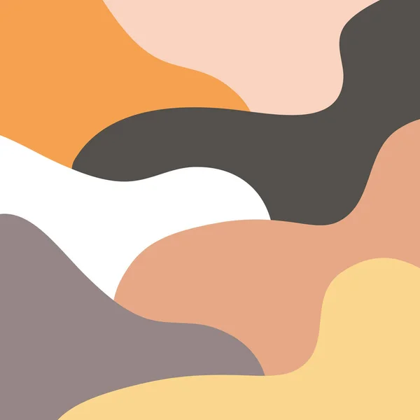 Абстрактная Иллюстрация Красочными Горными Вершинами Украшенными Желтыми Оранжевыми Розовыми Белыми — стоковое фото