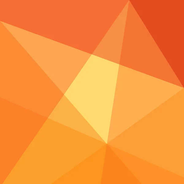 Abstracte Zonsondergang Illustratie Met Gele Oranje Rode Geometrische Vormen — Stockfoto