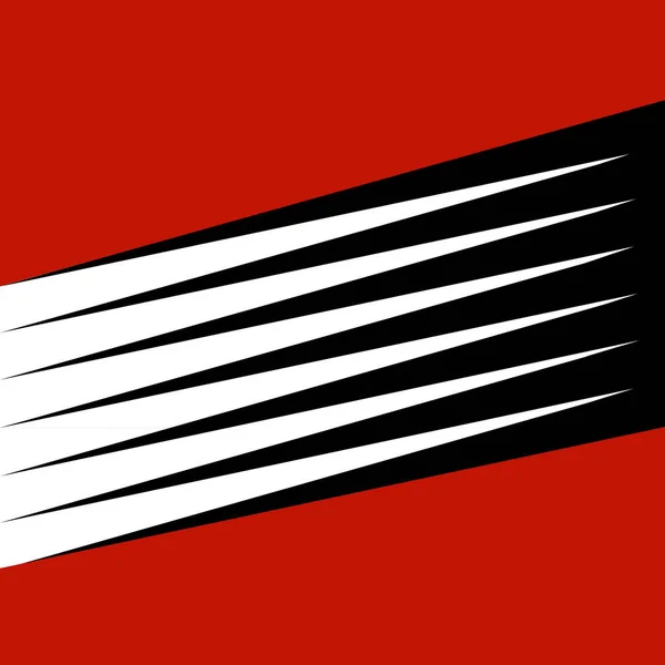 Абстрактна Ілюстрація Чорно Білих Діагональних Смуг Червоному Тлі — стокове фото