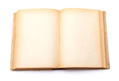 sararmış sayfaları ile eski kitap