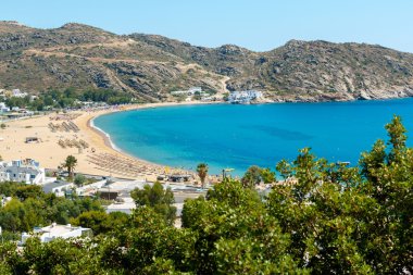 Beach, Mylopotas, Ios Island, Yunanistan