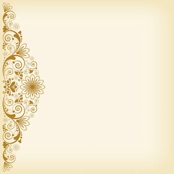 ベクトルヴィンテージ花の背景 — ストックベクタ