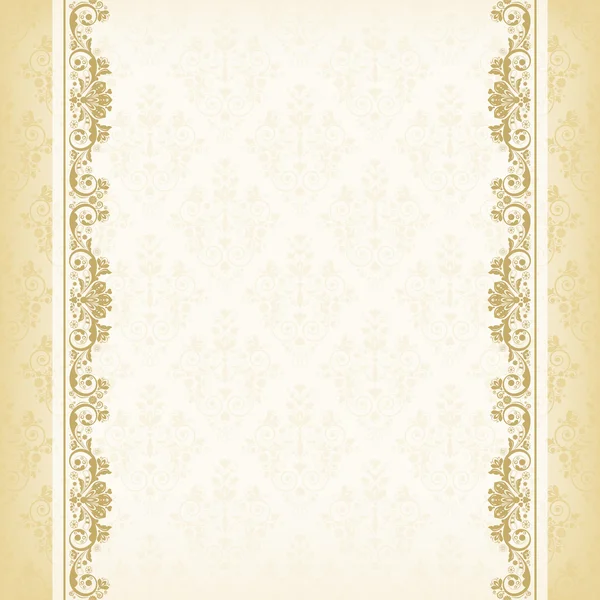 Vector vintage fondo floral — Vector de stock