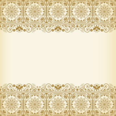 Vektör vintage çiçek arkaplanı