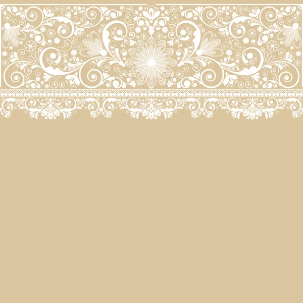 Vector vintage floral  background with background — Stock Vector