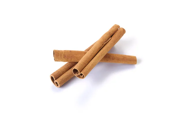 Heap Cinnamon Sticks White Background — Stock Photo, Image