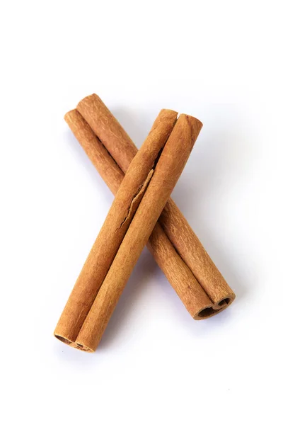 Heap Cinnamon Sticks White Background — Stock Photo, Image