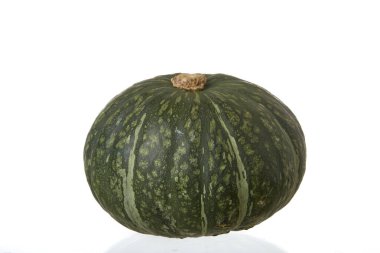 Beyaz arka planda Japon Yeşil kabağı izole