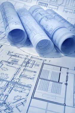 Mimari çizimler, mimari ve inşaat konsept mimari çizimleri, planlar ve kalem çizimleri.