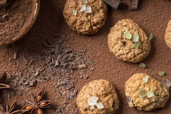 Biscuits Maison Chocolat Cacao — Photo