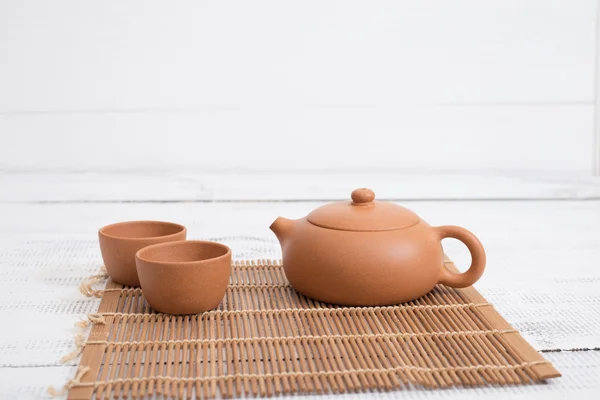 Китайская чайная керамика — стоковое фото