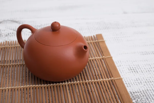 Artículos de té chino Imagen de stock
