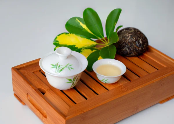 Chinese thee in cup — Stockfoto