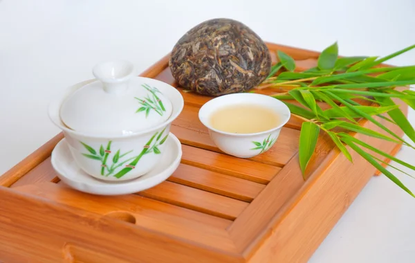 Κινεζική τσάι στο φλιτζάνι — 图库照片