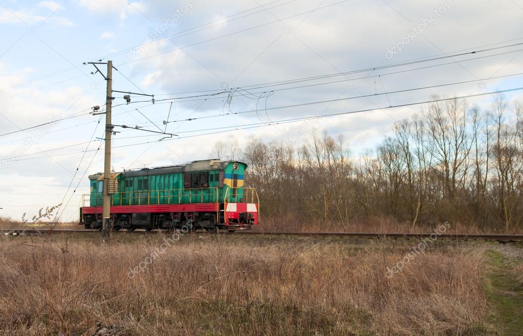 locomotive close up