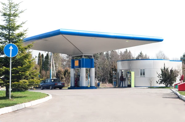 Eine Tankstelle — Stockfoto