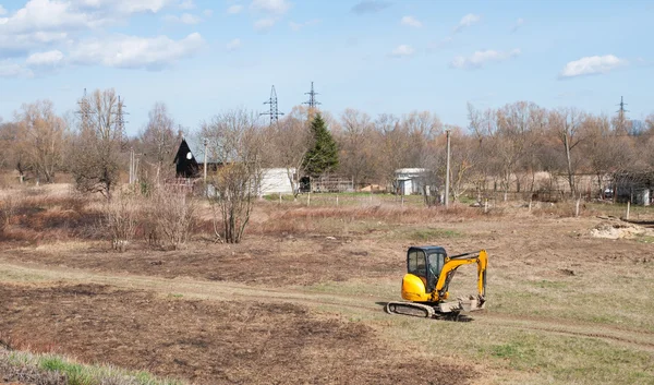 A small excavator — Stock Photo, Image