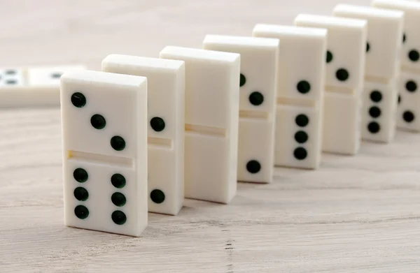 Weergave van domino — Stockfoto