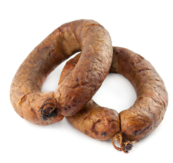 Smoked sausage — Stock Photo, Image