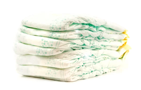 Stack of diapers — Stock Photo, Image