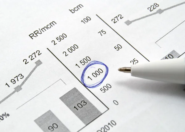 Business chart — Stock Photo, Image