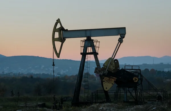 Gas well profiled — Stock Photo, Image