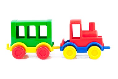 oyuncak tren izole