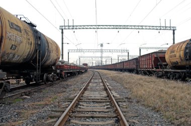 bir tren tankları