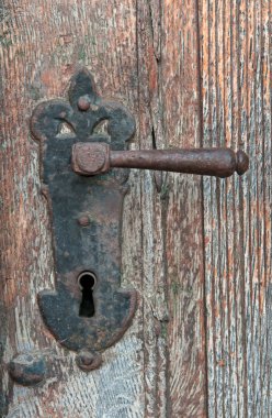 kapı tokmağı yakın çekim