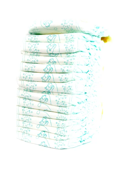 Stack of diapers — Stock Photo, Image