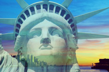 Vintage tonda, New York'tan Instagram etkisi filtre