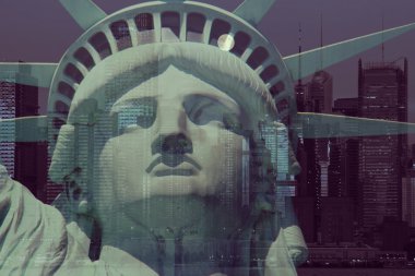 Vintage tonda, New York'tan Instagram etkisi filtre