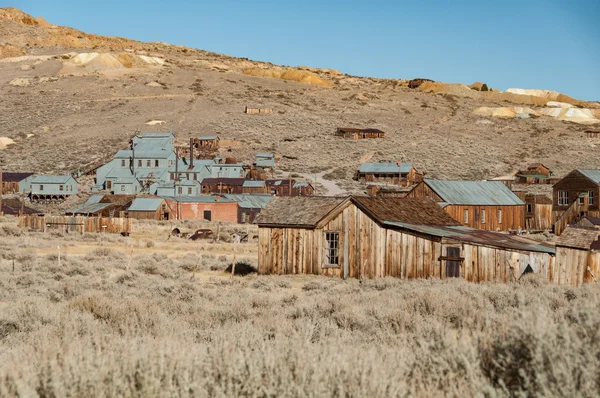 Bodie μέλος ιστορικό πάρκο, πόλη-φάντασμα, στους λόφους της Bodie, μονο — Φωτογραφία Αρχείου