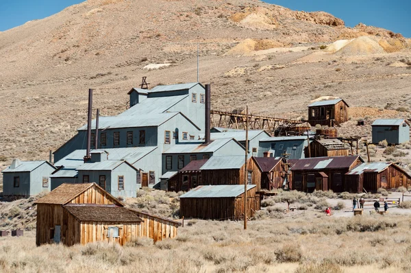 Bodie μέλος ιστορικό πάρκο, πόλη-φάντασμα, στους λόφους της Bodie, μονο — Φωτογραφία Αρχείου