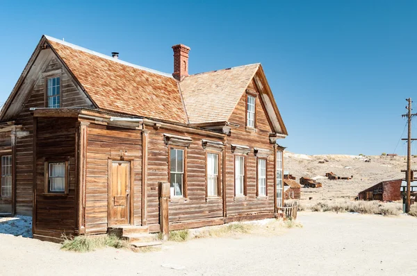 Bodie State Historic Park, pueblo fantasma en Bodie Hills, Mono — Foto de Stock