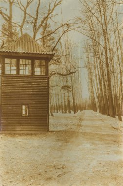 Etkisi auschwitz concentrat yaşında sepya dijital grunge sıkıntılı