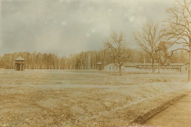 Etkisi auschwitz concentrat yaşında sepya dijital grunge sıkıntılı