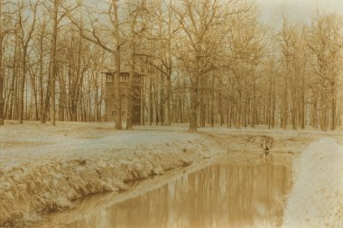 Etkisi auschwitz concentrat yaşında sepya dijital grunge sıkıntılı