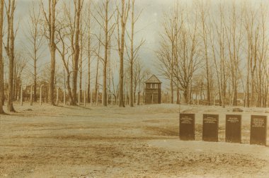 Etkisi auschwitz concentrat yaşında sepya dijital grunge sıkıntılı