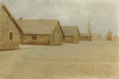 Etkisi auschwitz concentrat yaşında sepya dijital grunge sıkıntılı