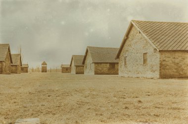 Etkisi auschwitz concentrat yaşında sepya dijital grunge sıkıntılı