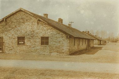 Etkisi auschwitz concentrat yaşında sepya dijital grunge sıkıntılı