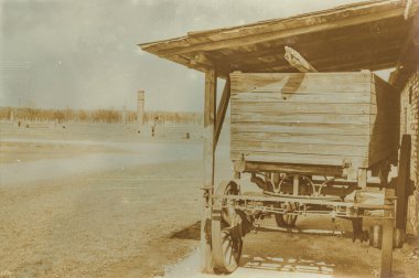 Etkisi auschwitz concentrat yaşında sepya dijital grunge sıkıntılı