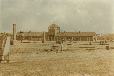 Etkisi auschwitz concentrat yaşında sepya dijital grunge sıkıntılı