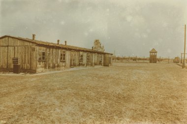 Etkisi auschwitz concentrat yaşında sepya dijital grunge sıkıntılı