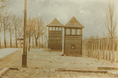 Etkisi auschwitz concentrat yaşında sepya dijital grunge sıkıntılı