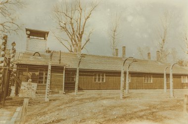 Etkisi auschwitz concentrat yaşında sepya dijital grunge sıkıntılı